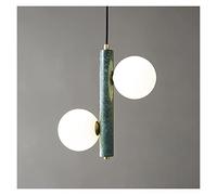 Lampadario moderno a LED, piccolo lampadario in marmo da comodino divano MI-NI Lampada a sospensione di lusso per interni Lampadario da parete compatibile con soggiorno camera da letto, lampadario