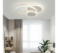 Lampadario Moderno a Led Plafoniera Cerchi per Camera da Letto Cucina Soggiorno [EEK: A+++]