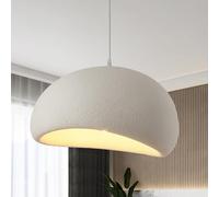 Lampadario moderno a sospensione, 50cm luci a sospensione, attacco E27, stile giapponese Wabi-Sabi, a forma di nido d'uccello, lampada a sospensione moderna per sala da pranzo, corridoio, ristorante