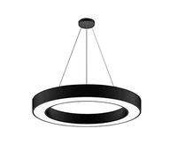 Lampadario moderno con anello circolare a LED, lampada a sospensione moderna minimalista, lampada a vento industriale per sala da pranzo, camera da letto, scale
