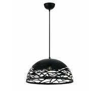 Lampadario Moderno Contemporaneo Paralume Metallo Traforato Sospensione E27 [EEK: A]