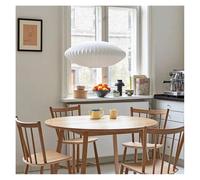 Lampadario moderno, Denmark Design Bubble Silk Chandelier Modern Pendant Hanging Light for Kitchen Island Dining Living Room Loft Bedroom(A-30cm,Neutral)
