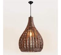 Lampadario Moderno e Creativo, Cavo Fai da Te, Leggero, Fatto a Mano, Semplice apparecchio, lampadario a Sospensione, Altezza Regolabile, Lampada a Sospensione Rustica per Sala da Pranzo, Soggiorno,