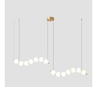 Lampadario Moderno in Cristallo, sospeso Durante la Luce per Sala da Pranzo, Camera da Letto, Lampada a Goccia d'Acqua con Ramo di Lusso G9, soffitto Elegante a Goccia K9 Trasparente di Lusso