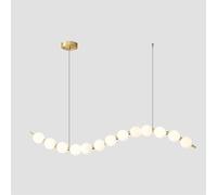 Lampadario Moderno in Cristallo, sospeso Durante la Luce per Sala da Pranzo, Camera da Letto, Lampada a Goccia d'Acqua con Ramo di Lusso G9, soffitto Elegante a Goccia K9 Trasparente di Lusso