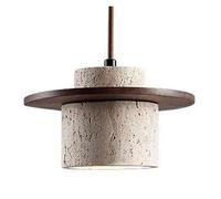 Lampadario Moderno In Stile Industriale, Lampada A Sospensione A Testa Singola Con Base E27, Lampada A Sospensione In Marmo Con Personalità Creativa, Lampade For La Decorazione Del Corridoio(Walnut)