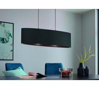 Lampadario moderno in tessuto nero a 2 luci GL0446