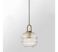 Lampadario moderno in vetro E27 a 1 luce, lampadario in metallo, isola cucina, sala da pranzo, apparecchio di illuminazione sospeso regolabile,per la scala d'ingresso