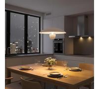 Lampadario moderno lampada pendente BIANCO LED 11W luce 3000K tavolo cucina 230V [EEK: E]