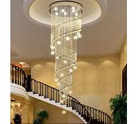 Lampadario Moderno, Lampadario di Cristallo Moderno Luna e Stelle a Forma di Spirale Lampadari di Design for lampade for la Lobby lampade di Illuminazione lampade Illuminazione lampadario(Dia60 H240c