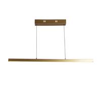 Lampadario Moderno Layla Acciaio Oro Alluminio Led 29W 2700-3000-4000K
