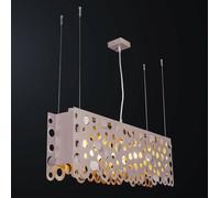 Lampadario moderno metallo laser tortora 5 luci BGA 3099-s80