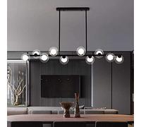 Lampadario moderno nero,Luce a soffitto,Luce calda/Luce neutra/Luce bianca Lampada a sospensione a 3 colori Apparecchio dorato di metà secolo Per cucina sala da pranzo soggiorno