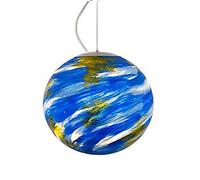 Lampadario Moderno Pianeta Cosmico,Lampadario Creativo Terra Errante,Illuminazione Decorativa per Aula dell'Asilo,Luce da Bar,Luce da Ristorante,Luce da Bar,Negozio di Tè al Latte Luce-Terra 60