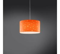 Lampadario Moderno Pois Polilux ® Arancione Materie Plastiche Bianco 3 Luci E27