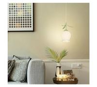 Lampadario moderno semplice a fiori Lampadario retrò in stile pastorale francese retrò Camera da letto Ristorante Lampade a sospensione piccole a lunga,Plafoniera Lampadario Da Soffitto