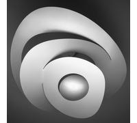 Lampadario Moderno Space Design color Argento 100cm in Metallo