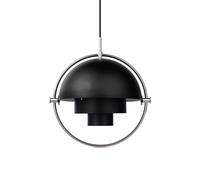 Lampadario Multi-Lite Cromo e Nero