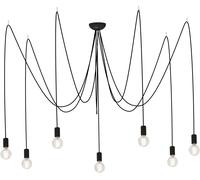 Lampadario Nero Da Soffitto Lampada Vintage Lampada A Sospensione Cucina Interna