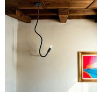 Lampadario Nero E14 Ø120Cm Vintage Lampada Da Soffitto Lampada Soffitto Cavo