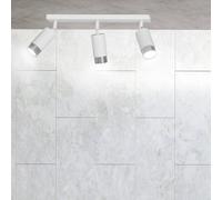 Lampadario Orientabile HIRO 3 BLACK e WHITE da soffitto e parete