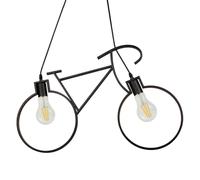 Lampadario pendente bike LED sospensione bicicletta 2 lampade E27 24W filamento [EEK: A+]