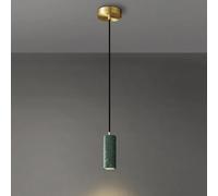 Lampadario per Sala da Pranzo Cucina Lampada a Sospensione Moderna in Marmo Verde Lampadario a Sospensione in Pietra Naturale Mini per Sala da Pranzo Cucina Camera da Letto Fattoria Ristorante