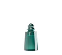 Lampadario Piccolo in Vetro Alibabaglass Turchese