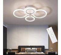 Lampadario Plafoniera Illuminazione Led Moderno Luce con telecomando Dimmerabile [EEK: E]