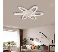 Lampadario Plafoniera LED a soffitto a sospensione moderno cerchi 59w C15-CNF