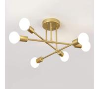 Lampadario retrò in Metallo Sputnik Semi Incasso Industriale Plafoniera E27
