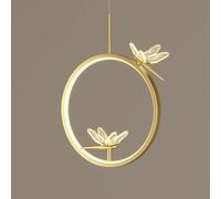 Lampadario Ristorante scandinavo丨Luce Pendente personalità Creativa da Comodino Camera da letto丨Applique da soffitto a LED Circle Circle,Illuminazione a soffitto