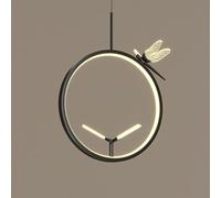 Lampadario Ristorante scandinavo丨Luce Pendente personalità Creativa da Comodino Camera da letto丨Applique da soffitto a LED Circle Circle,Illuminazione a soffitto