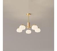Lampadario Rustico A Filo Con Paralume A Sfera Di Latte - Lampada A Sospensione Moderna Da Soffitto In Stile Costiero, Stile Fattoria,per la scala d'ingresso