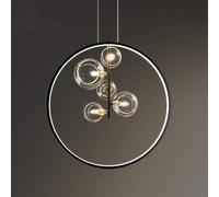 Lampadario scale creativo, lampadario di personalità, g9+lampadario a bolle moderno nordico a LED, lampada da bar, camera da pranzo camera da letto, semplice lampada da comodino. 40 * 150 cm