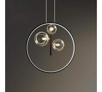 Lampadario scale creativo, lampadario di personalità, g9+lampadario a bolle moderno nordico a LED, lampada da bar, camera da pranzo camera da letto, semplice lampada da comodino. 40 * 150 cm