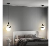 Lampadario sfera in vetro a sospensione tripla luce lampada design moderno 20w