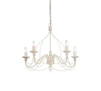 Ideal Lux Corte SP5 Lampada, Bianco Antico