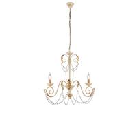 Be Light Lampadario piccolo in metallo con strass dalle linee classiche Damasco [EEK: A+]