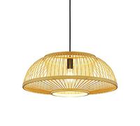 Lampadario soffitto , Paralume for lampadario in rattan retrò, stile cinese, paralume for lampadario in bambù, decorazioni rustiche giapponesi, lampada a sospensione for soggiorno, camera da letto, ri