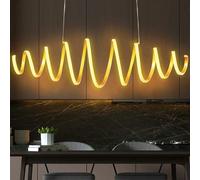 Lampadario Sospensione LED 58W Luce Bianco Caldo 3000K 3600lm Design Moderno