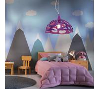 Lampadario Sospensione Luce a da Pavimento Tavolo Pranzo Viola D 38 CM [EEK: Non valutato]