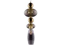 Lampadario sospensione lusso vetro soffiato 5 luci luxury m152 design murano