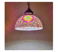 Lampadario Sospensione, Ristorante Esotico in Stile Realistico mediorientale, Hotel, locanda, Ristorante Xinjiang, caffetteria, Soggiorno, Camera da Letto, corridoio, lampadario in Vetro(Powder 25cm)