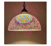 Lampadario Sospensione, Ristorante Esotico in Stile Realistico mediorientale, Hotel, locanda, Ristorante Xinjiang, caffetteria, Soggiorno, Camera da Letto, corridoio, lampadario in Vetro(Powder 40cm)
