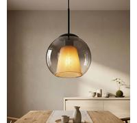 Lampadario Sospeso Lampada Da Pranzo Sfera Di Vetro Fumè BigLight [EEK: Non valutato]