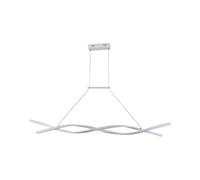Lampadario Sospeso Lampada Da Soffitto Alluminio Bianco LED 3450 Lumen L 120 Cm [EEK: Inaditato]