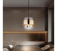 Lampadario Sospeso Lampada Da Soffitto Ottone Vetro Lampada Da Pranzo Big Light [EEK: Non valutato]
