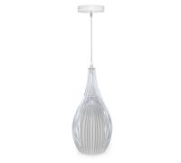 Lampadario sospeso ovale pendente a sospensione moderno e27 plafoniera B19 [EEK: A]