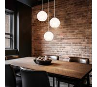 Lampadario Sospeso Per Sala Da Pranzo E27 Cristalli Opal BigLight [EEK: Non valutato]